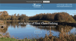 Desktop Screenshot of broomfisheries.co.uk